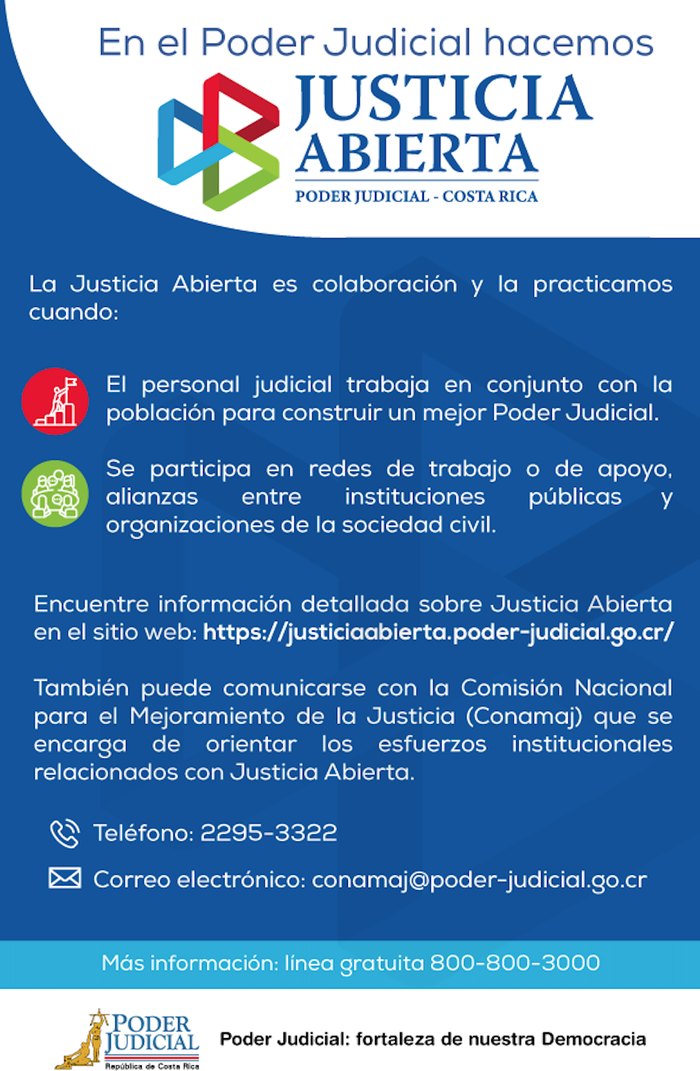 La Justicia Abierta es colaboración