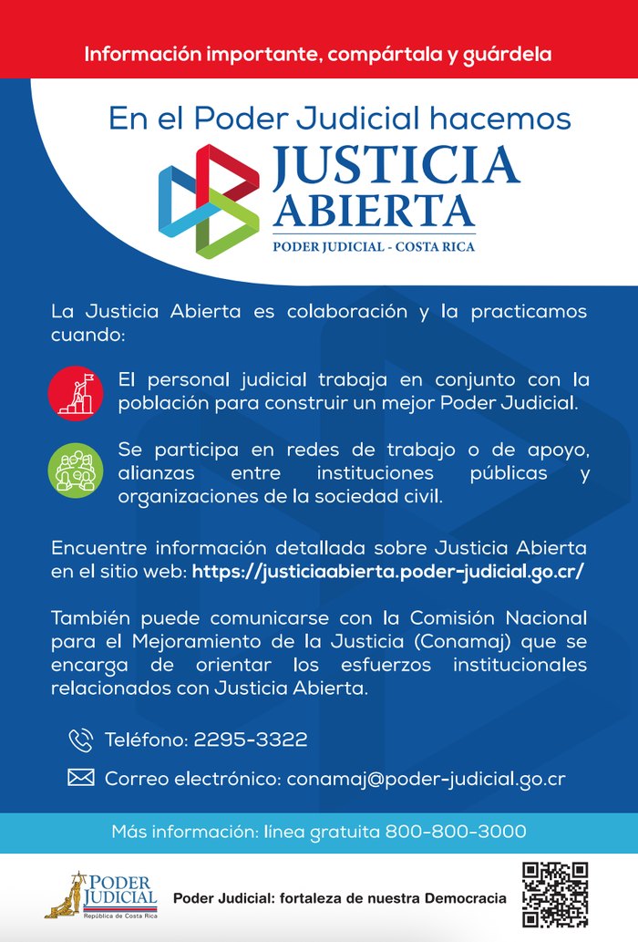 En el Poder Judicial hacemos Justicia Abierta