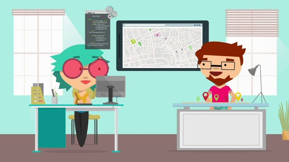 Explicación animada sobre datos abiertos